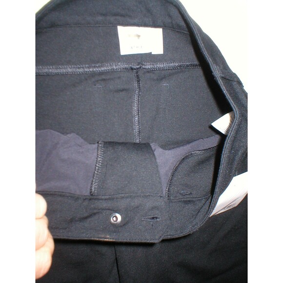 Womens Athleta 4 Black Pants Ponte Classic Zip Button Office Work New NWOT - Picture 7 of 9